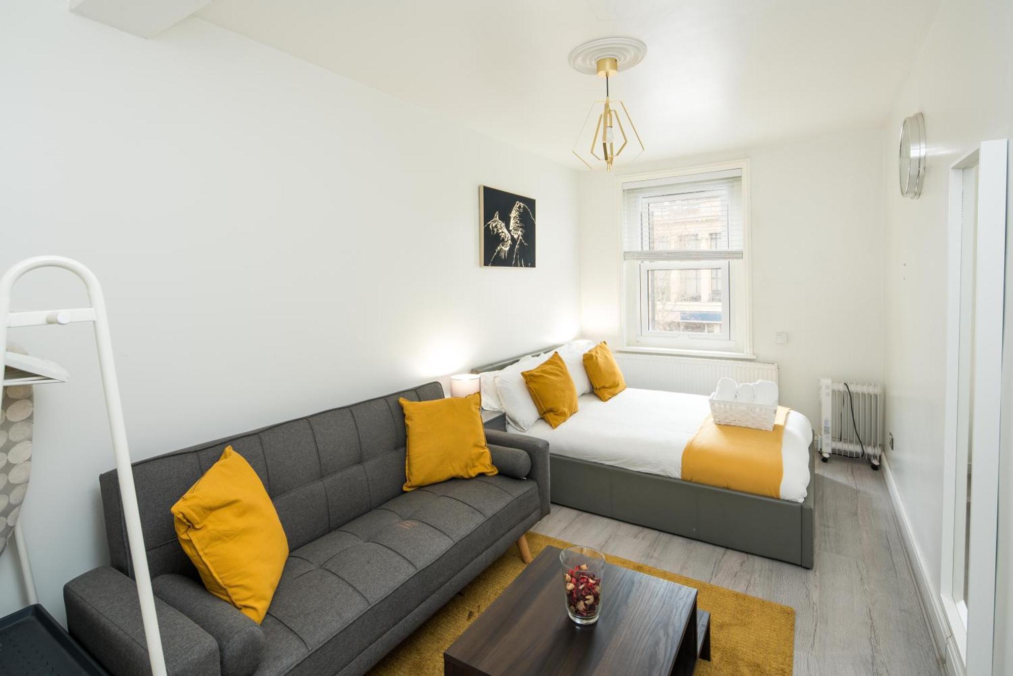 Spacious Studio For Up To 4! Sofa Bed 伦敦 外观 照片